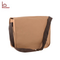 Saco de papel lavável material recicl de Brown Kraft com alça